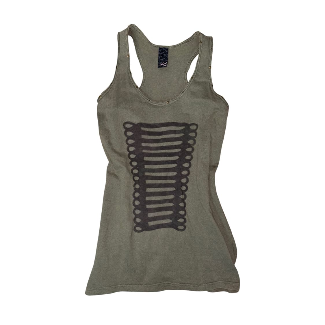khaki napoleon sleeveless 상품이미지1