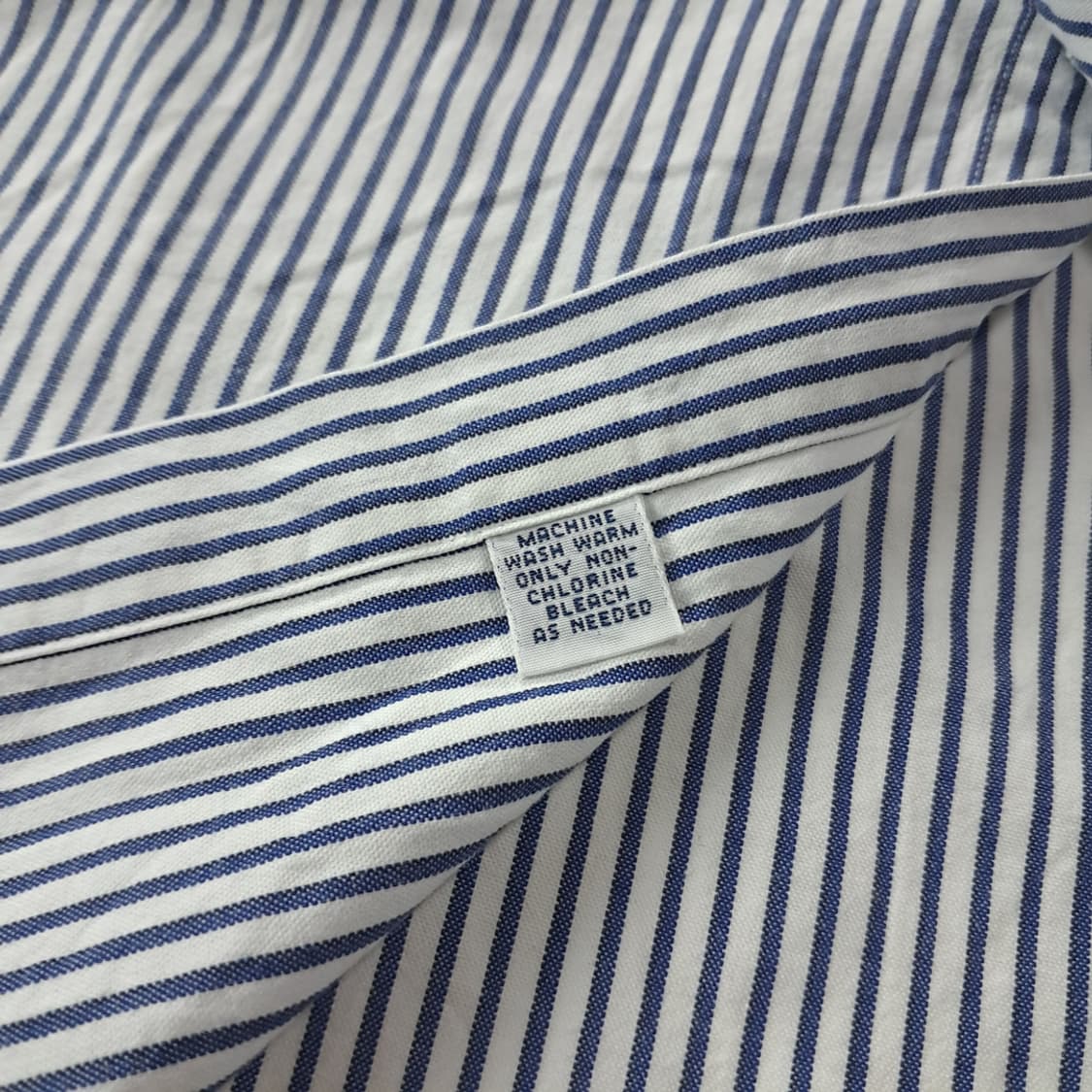 CK324 XL 폴로 90s 워시드네이비 스트라이프 셔츠 남방 상품이미지5