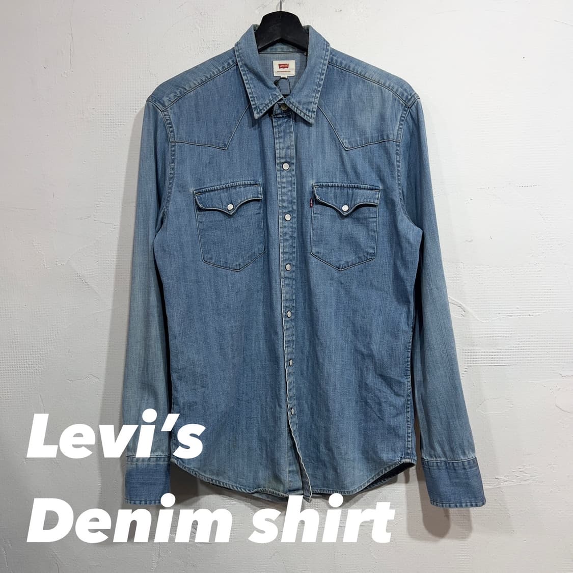 리바이스 워크 데님셔츠 상품이미지1