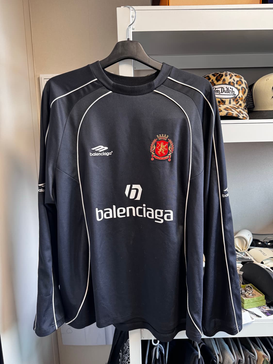 발렌시아가 풋볼 메쉬 롱슬리브  상품이미지1