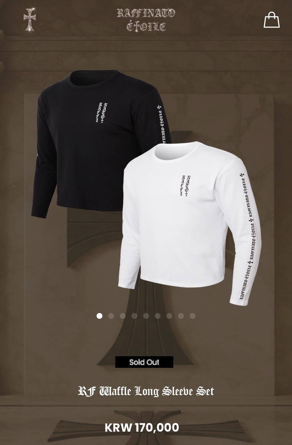 라피나토에뚜알 롱슬리브 흰/검 52 상품이미지1