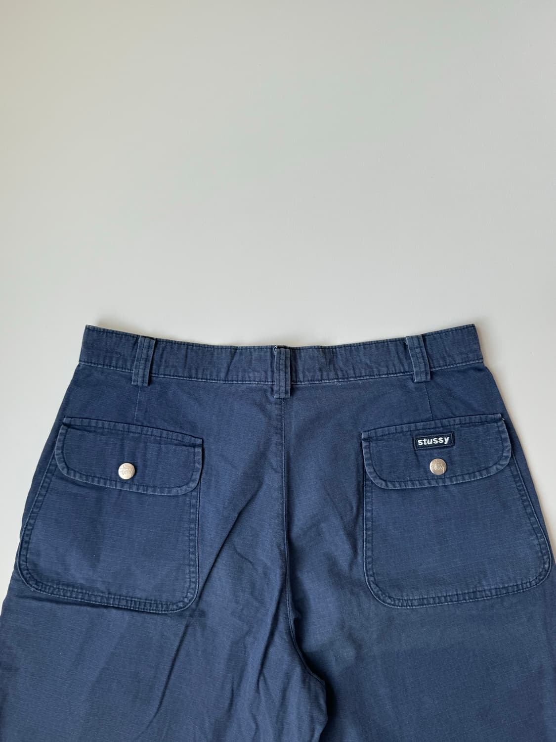 90s 스투시 워크 쇼츠 네이비 상품이미지6