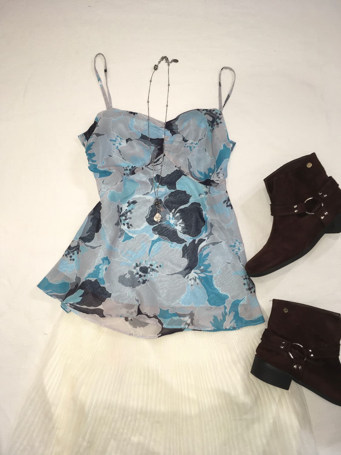 jpn vintage blue fairy sleeveless 상품이미지6
