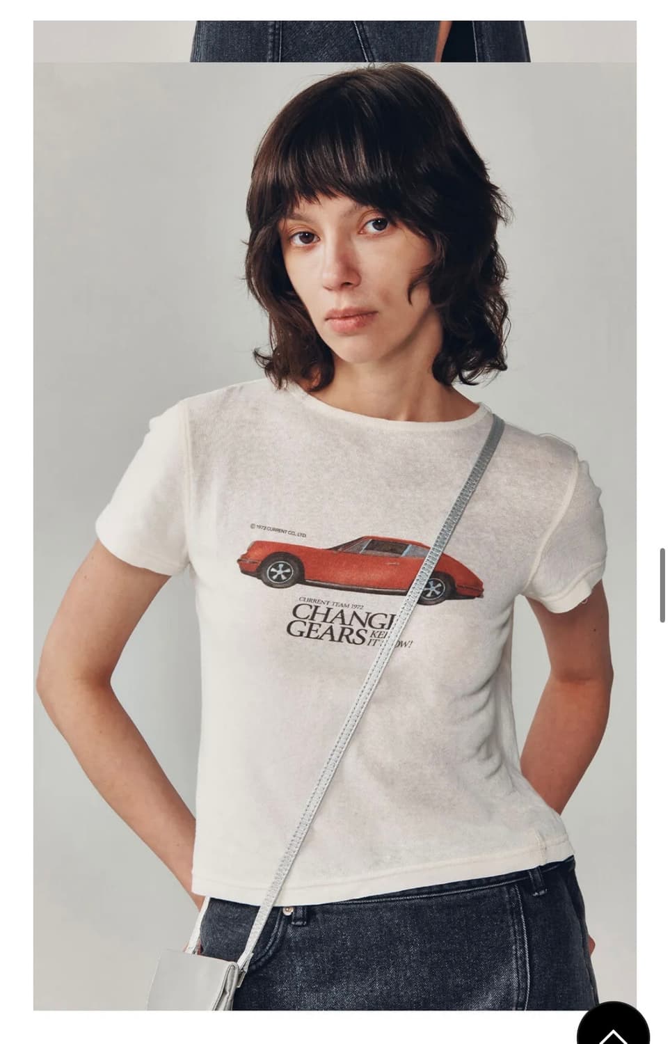 current car short sleeve tee (cream) 상품이미지1