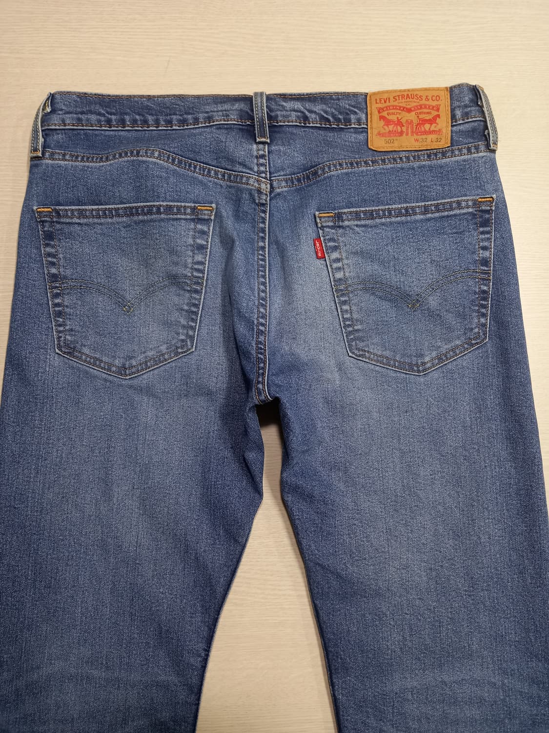 33 리바이스502 warm 워싱 스판 슬림일자진 33-452 상품이미지4