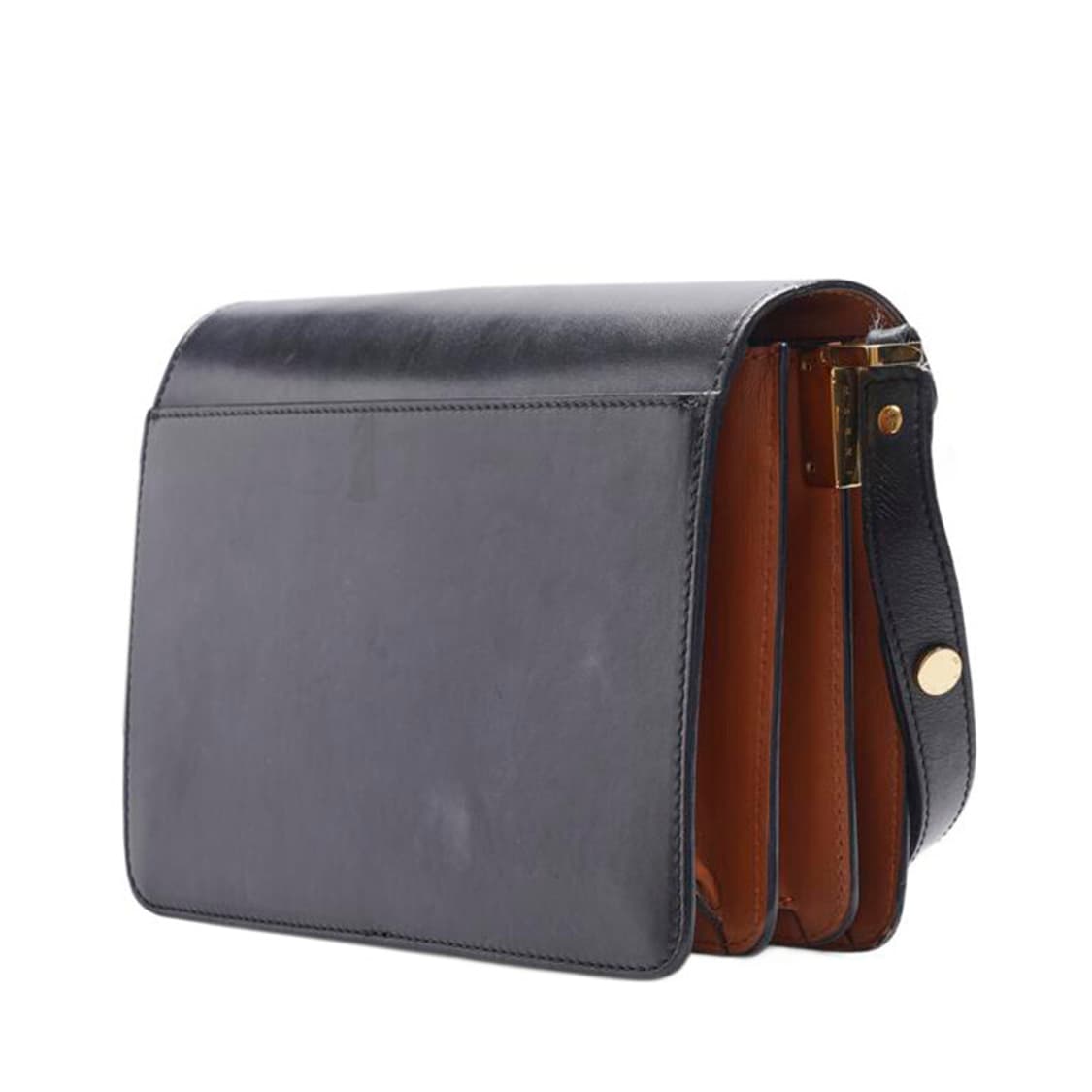 (중고) 마르니 멀티컬러 카프스킨 트렁크 미듐 숄더백 상품이미지2