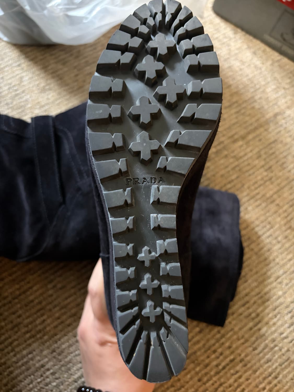 프라다스포츠 웨지힐 부츠 상품이미지5