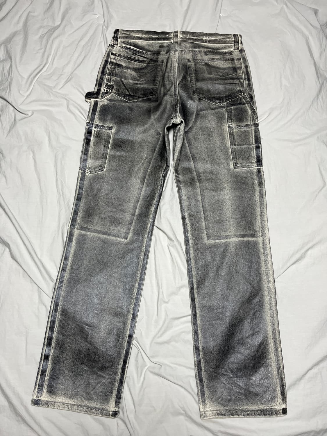 [32] 헬무트랭 helmut lang 왁스 코팅 유틸리티 진 데님 상품이미지5