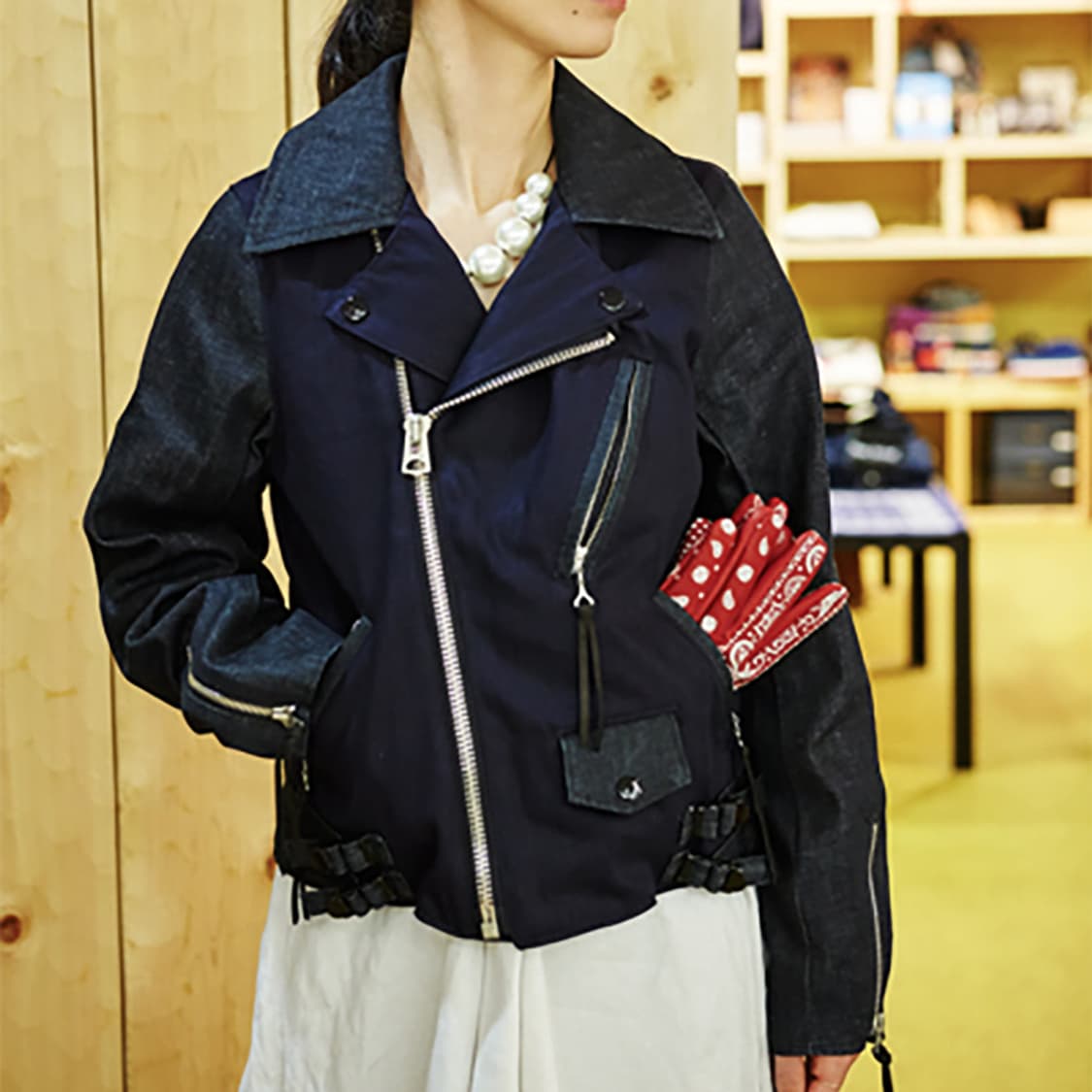 10 oz raw denim rider jacket  상품이미지2