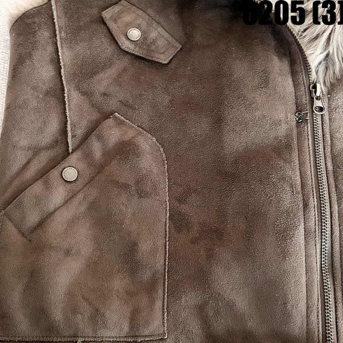 [77] CHRIS HAN 스웨이드 퍼 베스트 조끼 0205(3) 상품이미지3