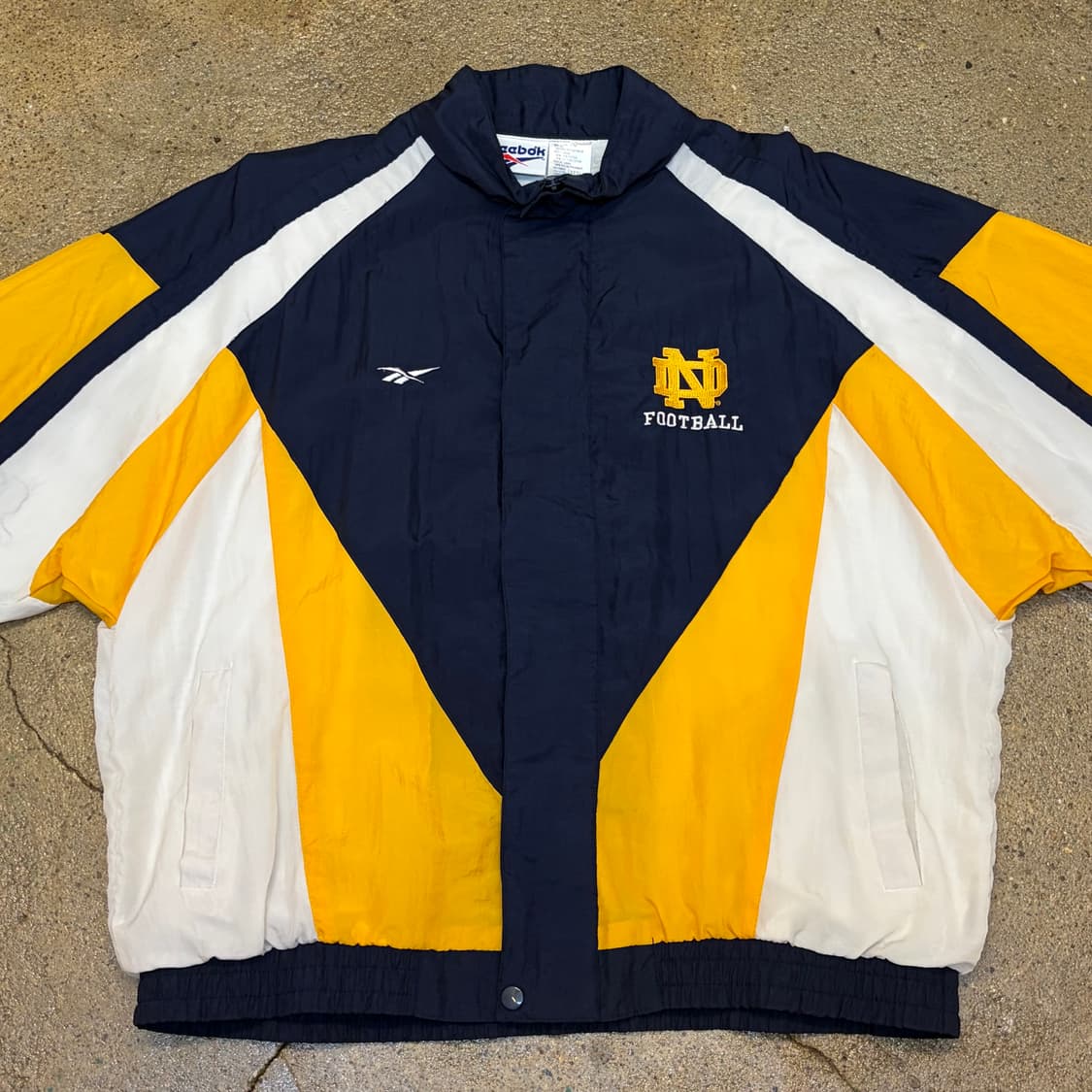 레어 90s 미국 빈티지 리복 노틀담 바람막이 상품이미지3