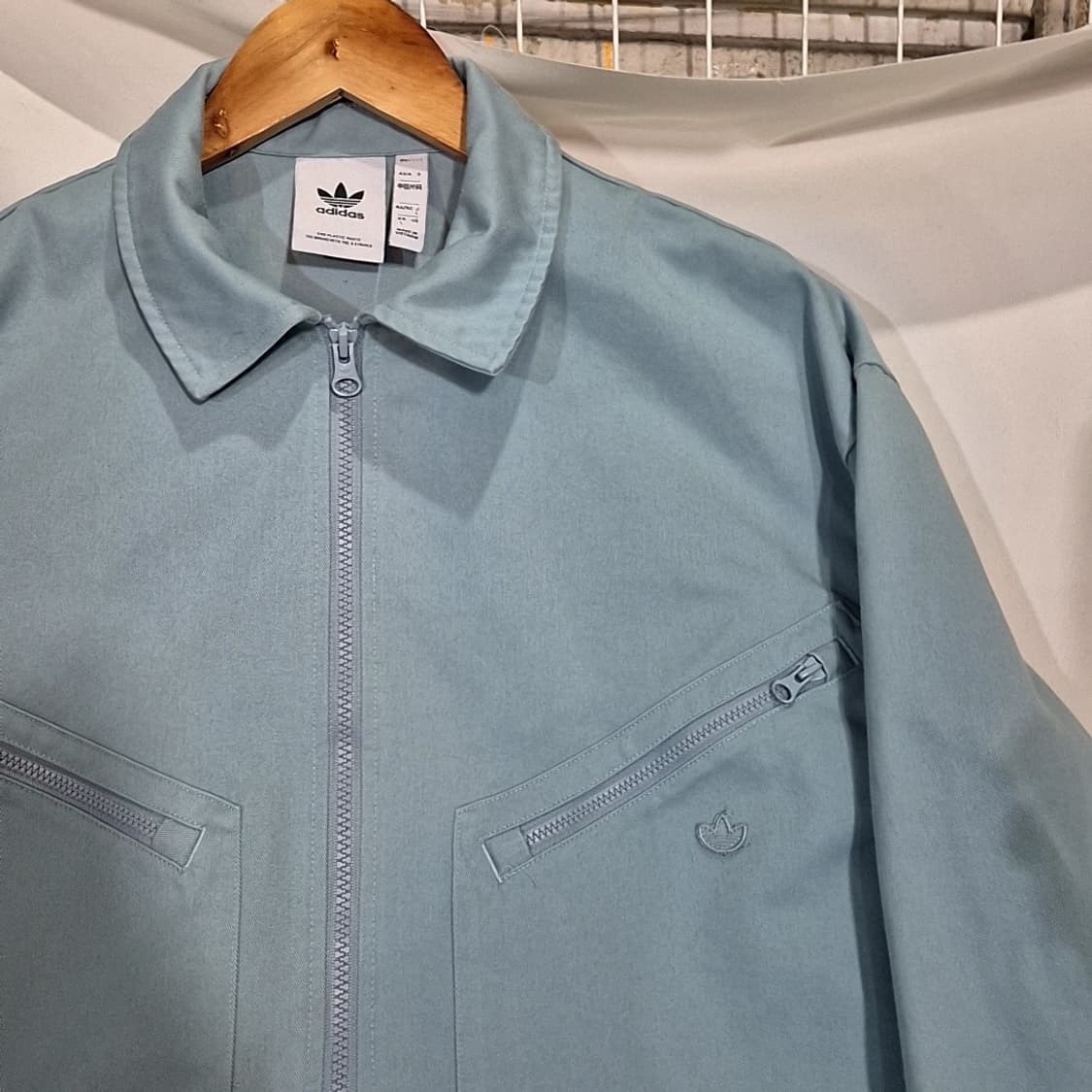 아디다스 아디컬러 트레포일 트윌 블루종 자켓 상품이미지2