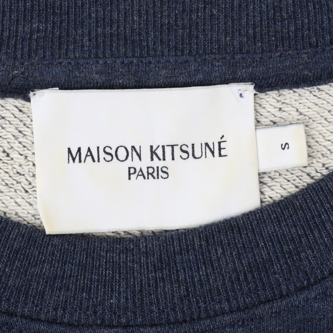 메종키츠네 다크블루 네이비 폭스 헤드 스웻셔츠 상품이미지8