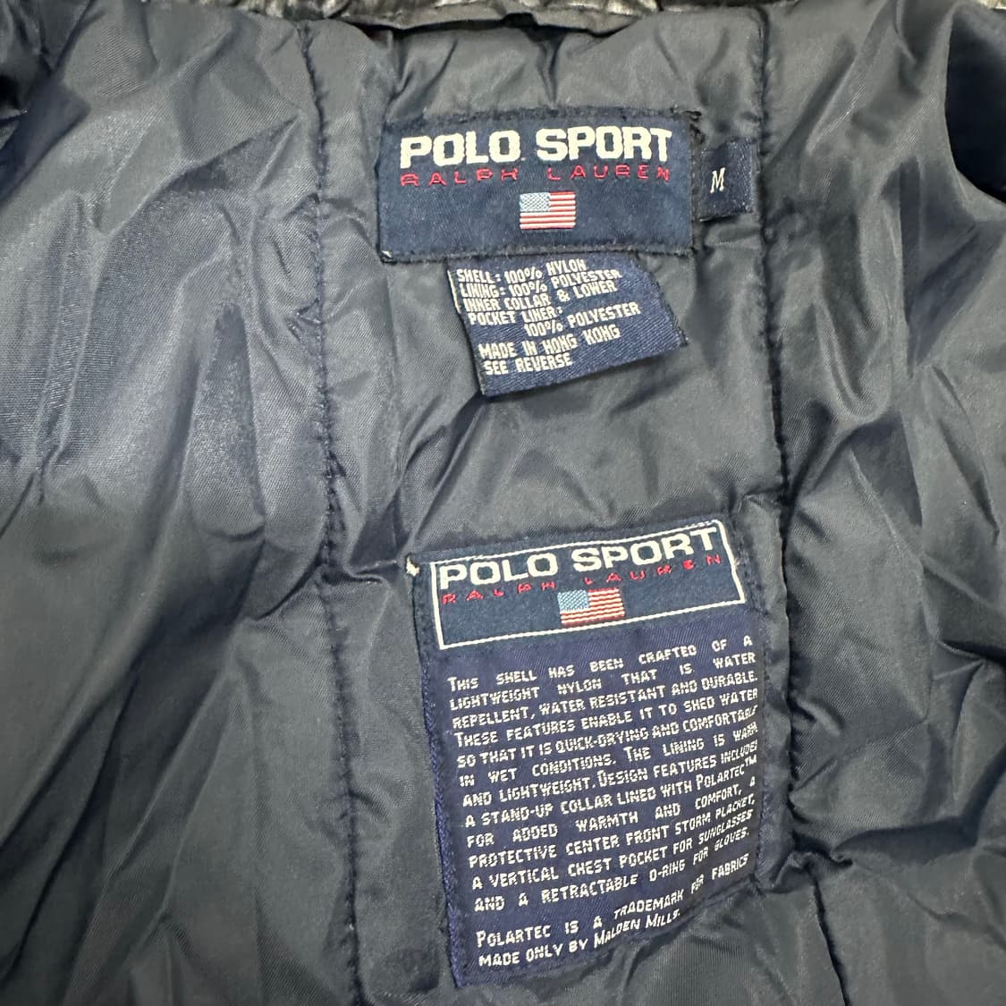 POLO 폴로 스포츠 올드스쿨 바람막이 자켓 M 상품이미지8