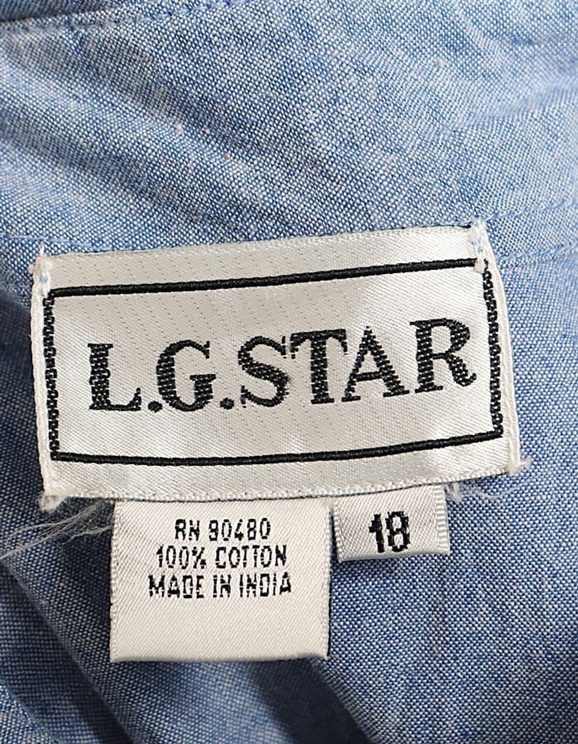  90's L.G.STAR Chambray One-Piece 상품이미지10