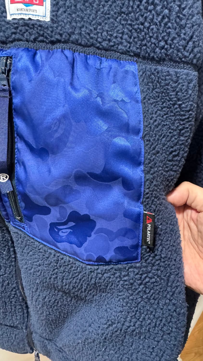 베이프 후리스 점퍼 상품이미지5