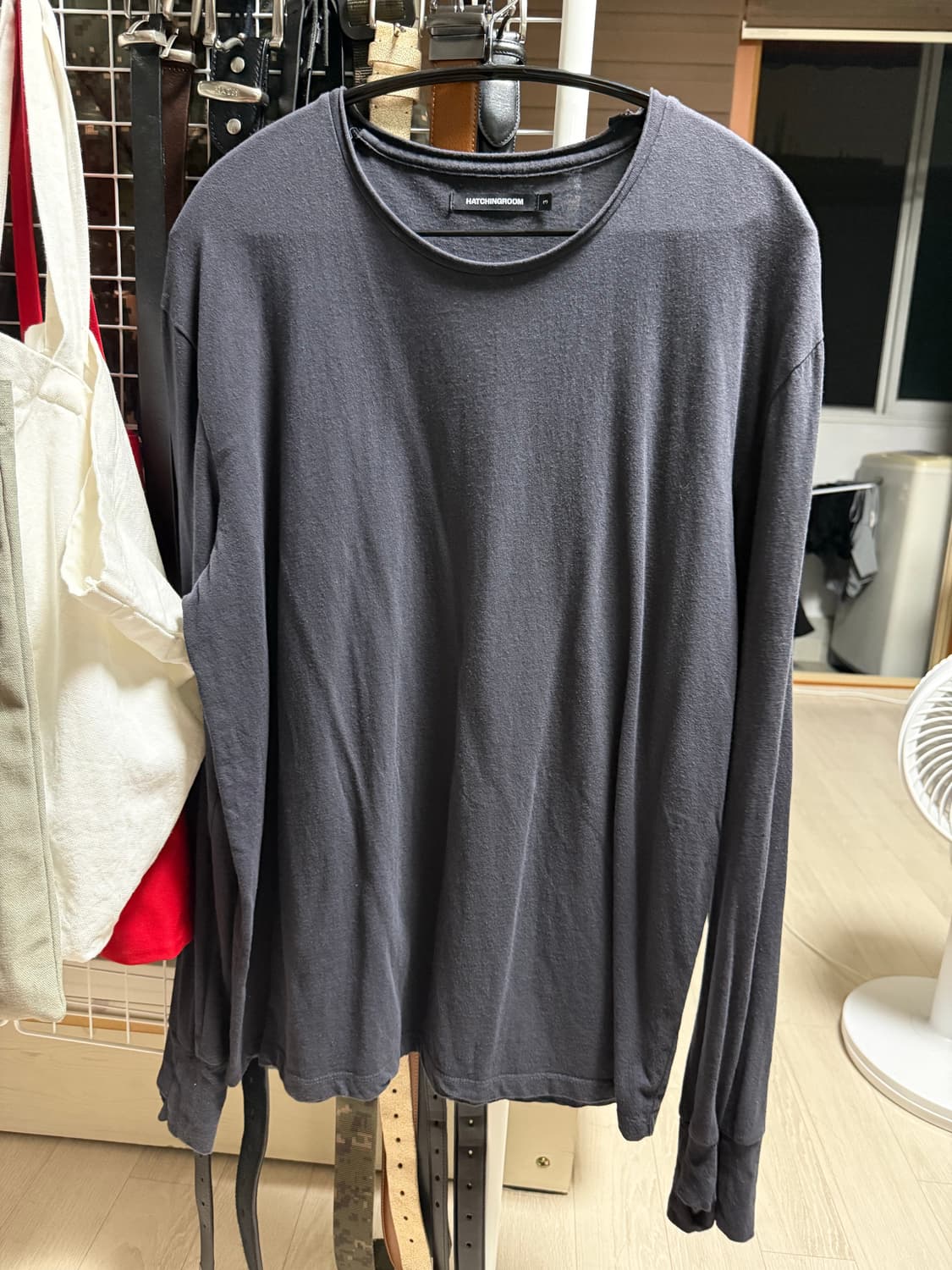 해칭룸 boxer tee blue charcoal 상품이미지1
