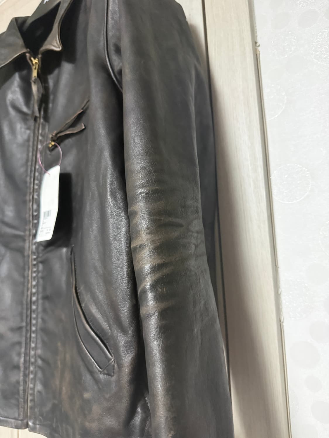 [M] RRL 뉴스보이 레더 자켓 상품이미지5