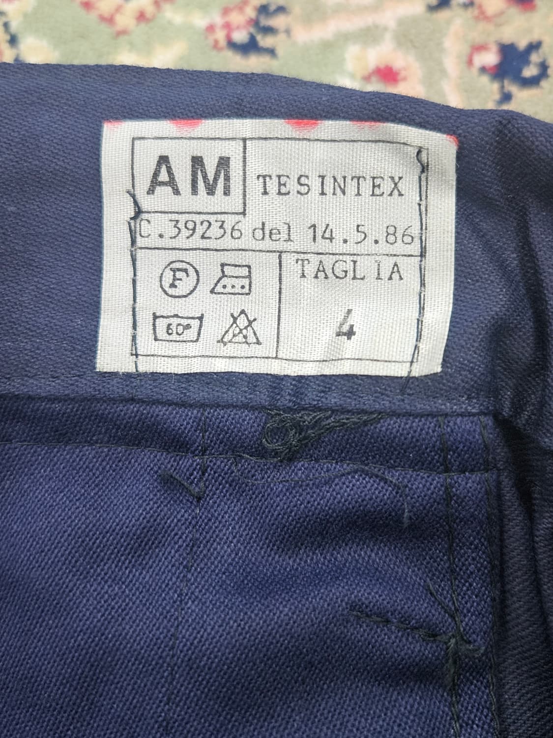 [새상품/최종할인] 80'이탈리아 공군 유틸리티 워크팬츠 34 상품이미지6