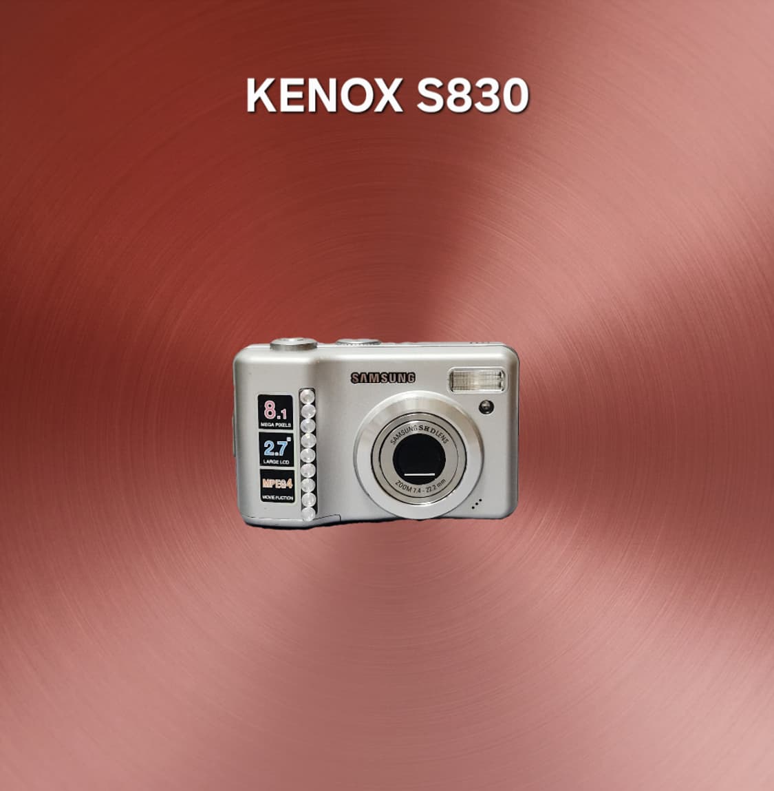 [AA 건전지] 삼성 케녹스 S830 디지털카메라 상품이미지1