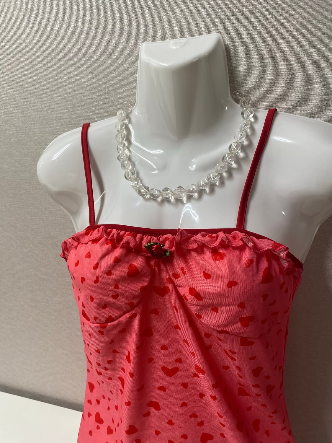 Y2k 아크릴 비즈 목걸이 일본 빈티지 상품이미지1