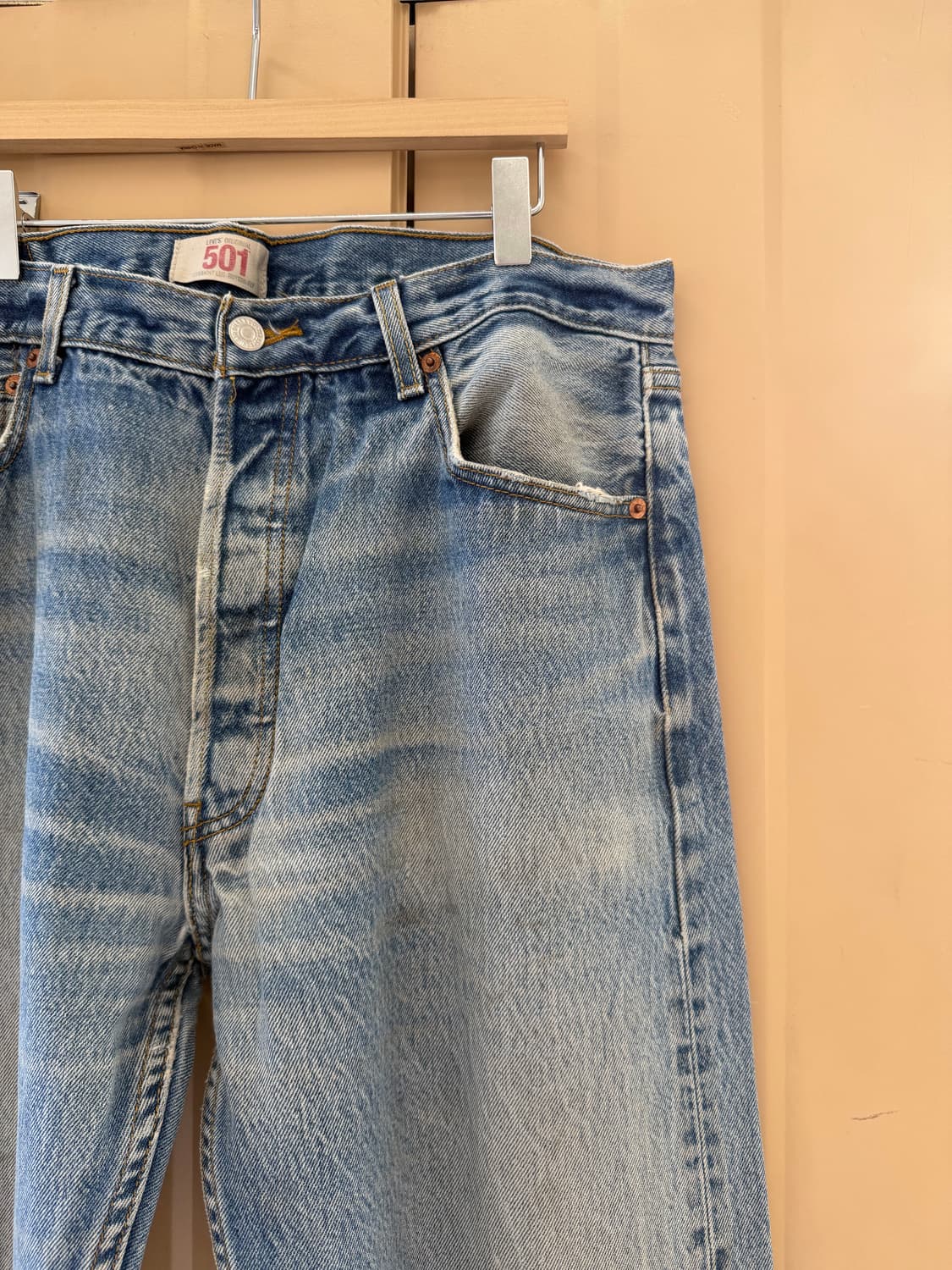 리바이스 501 vtg 데님 상품이미지3