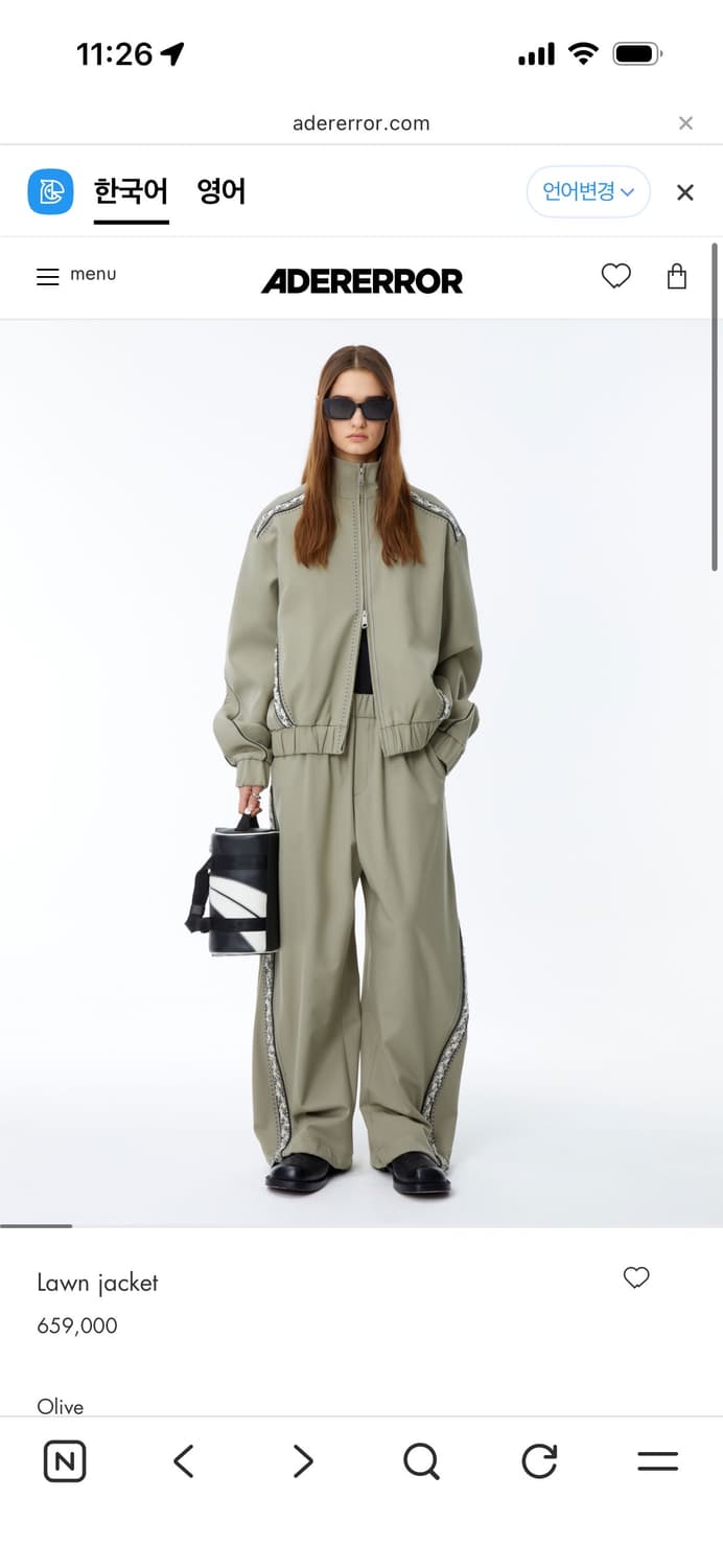 Lawn jacket Oliver L 아더에러 (새상품) 상품이미지3