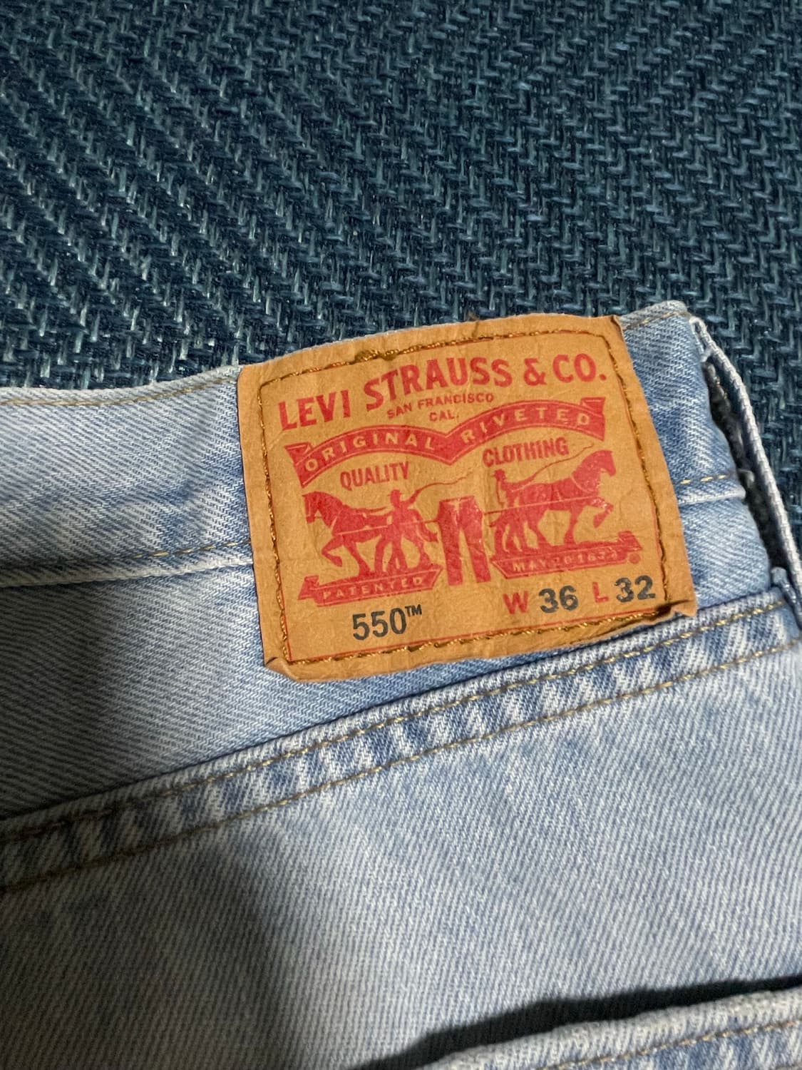 리바이스 550 연청 상품이미지3