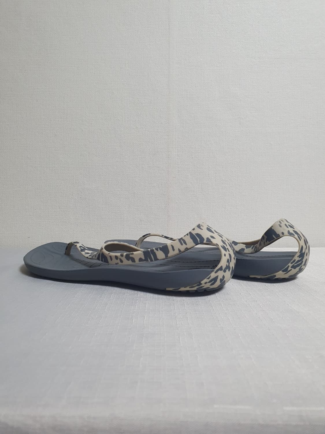 240mm 크록스 쪼리 섹시 레오파드 프린트 플립플랍 상품이미지5