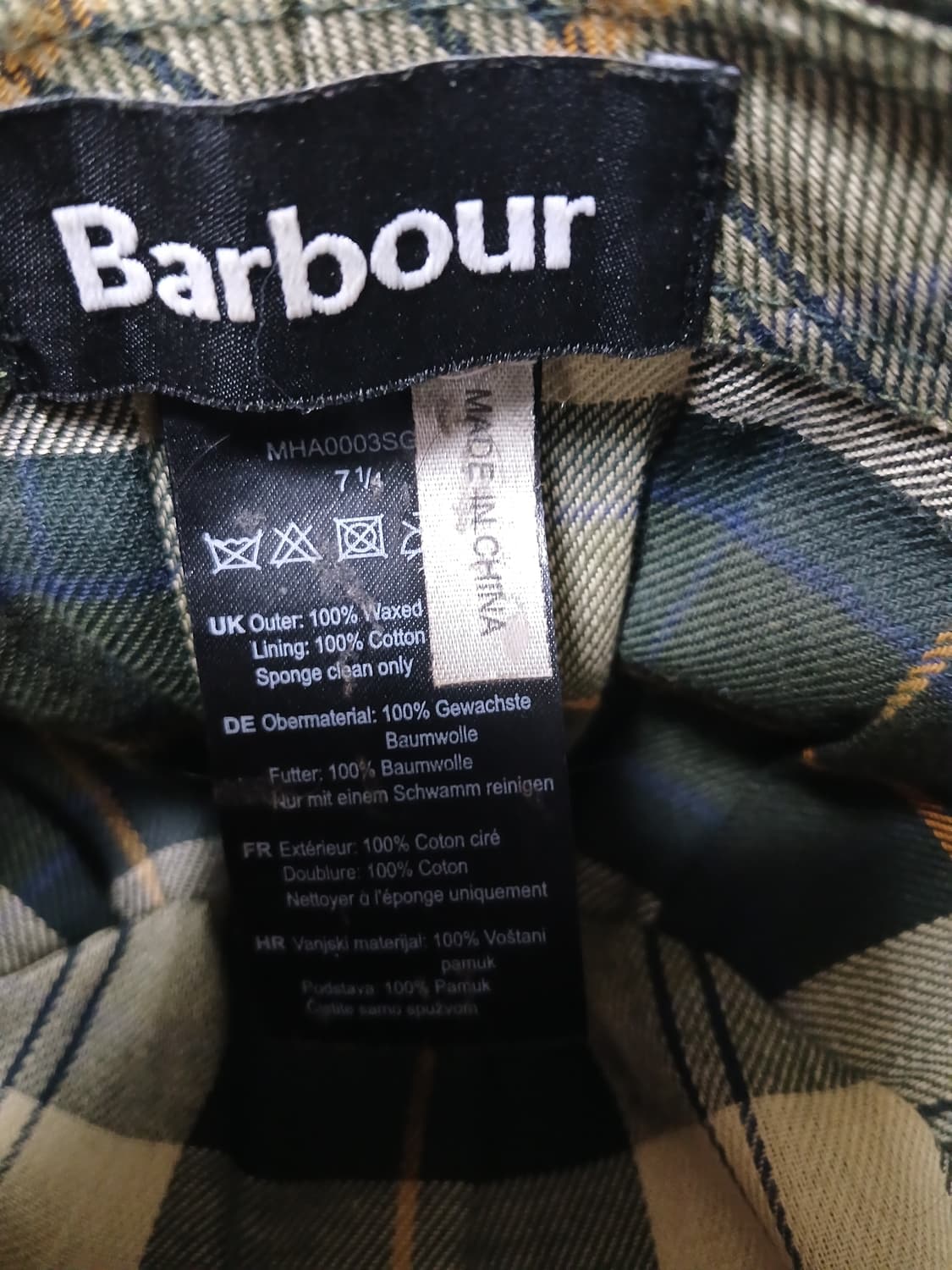 바버 헌팅캡(7 1/4사이즈) 상품이미지7