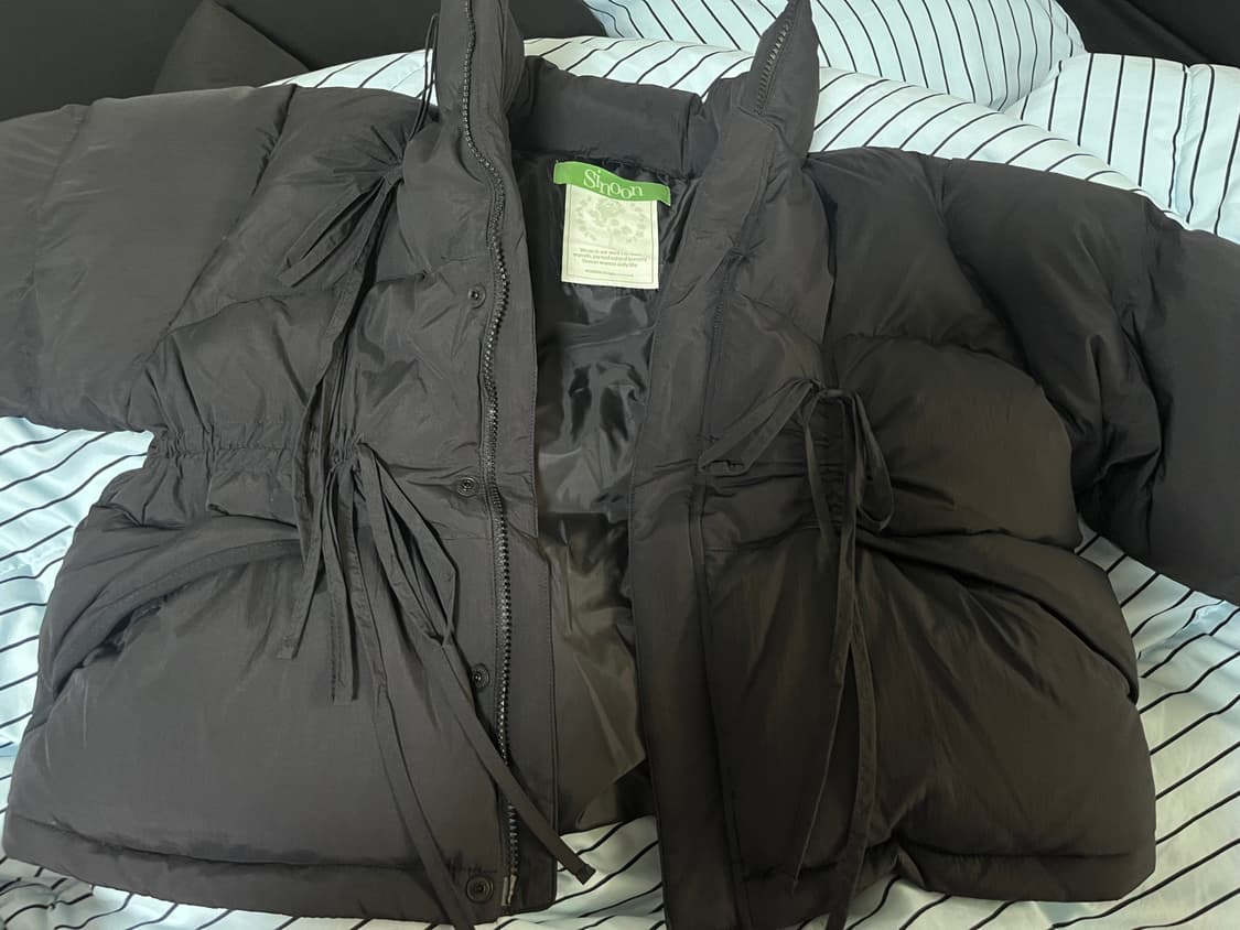 시눈 Sinoon 패딩 점퍼 블랙 상품이미지1