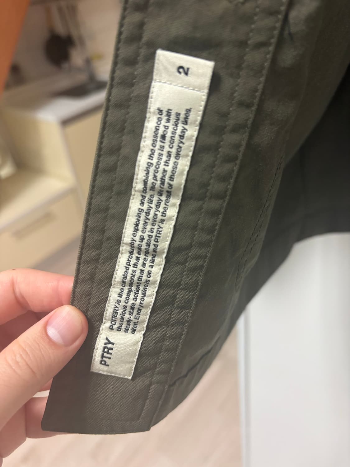 포터리 나일론 워크자켓 올리브 2사이즈 상품이미지5