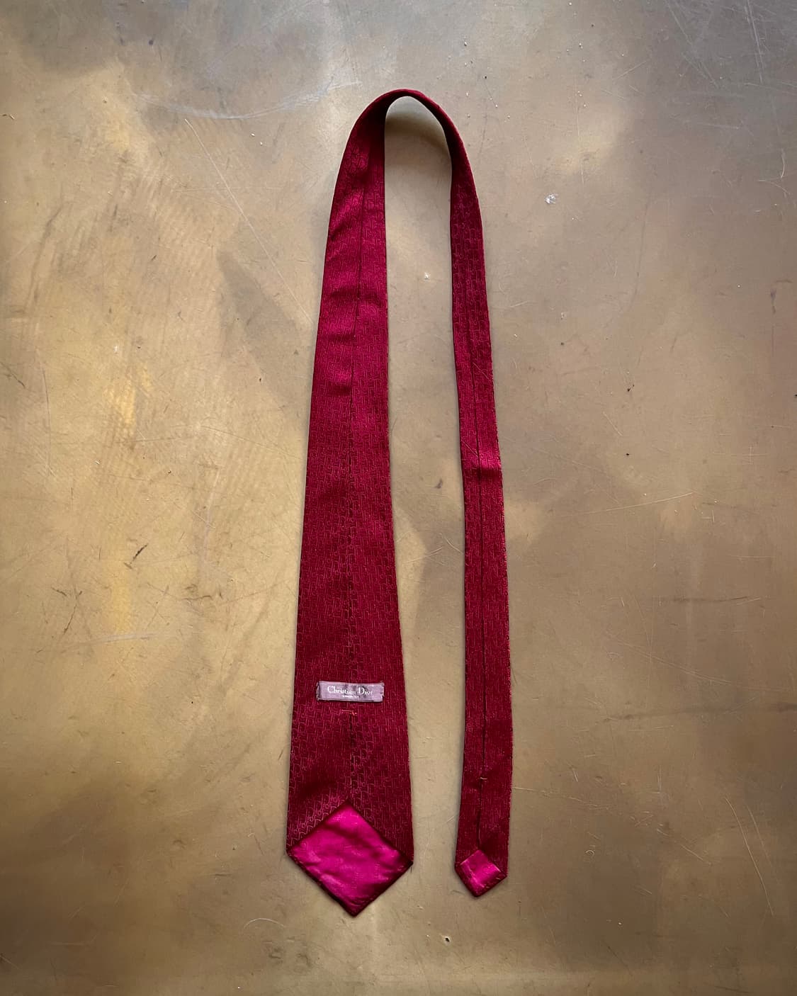 1980-90s Old DIOR Oblique Wide Neck-Tie 상품이미지8
