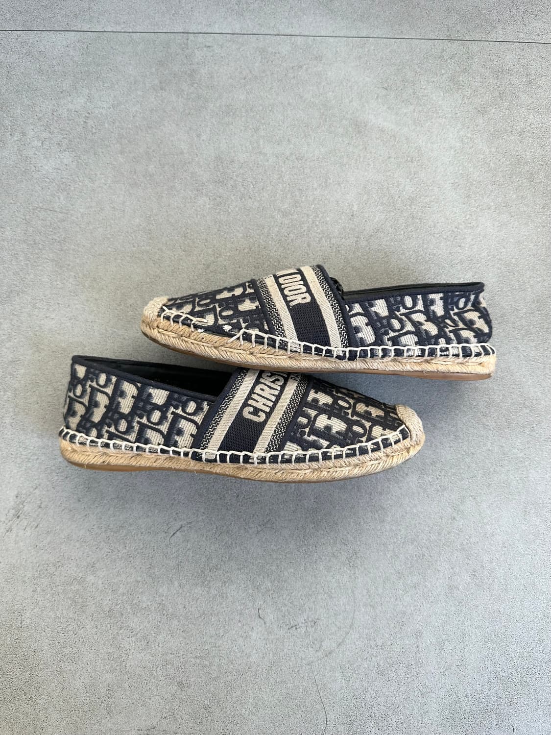 디올 오블리크 에스파듀 슬립온 딥블루 상품이미지5