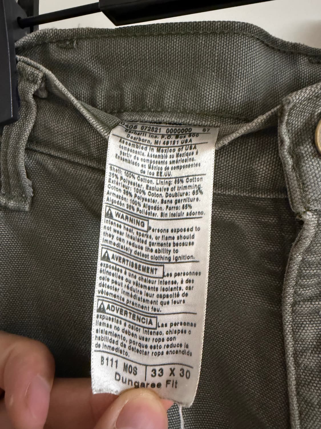 킬하트 00s 카펜터 팬츠 카키 상품이미지4