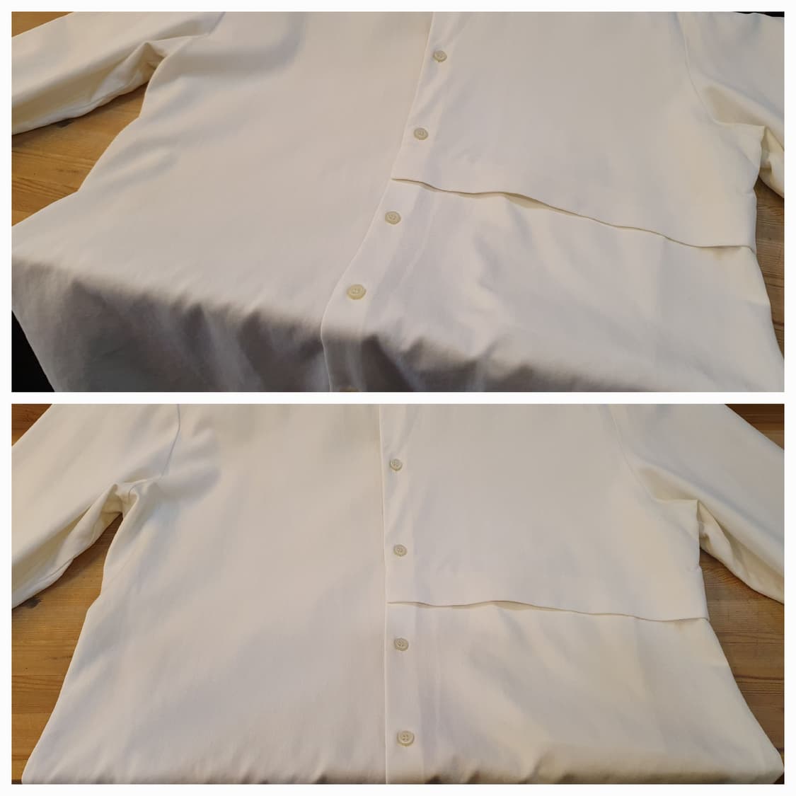 105.COS 화이트 세미오버셔츠 상품이미지5