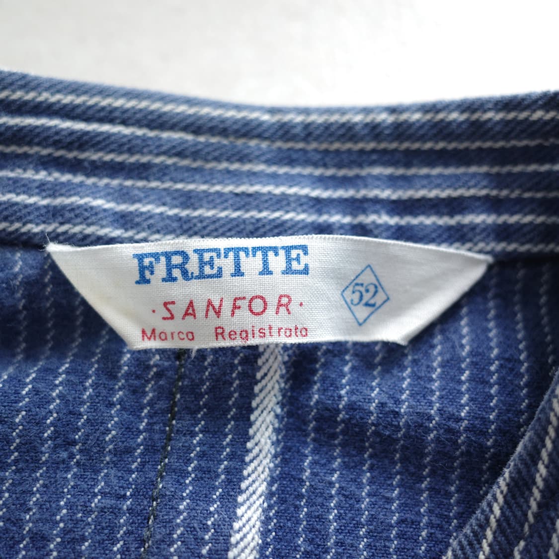 70s 프렌치 아티잔 히코리 셀비지 워크 초어 자켓 상품이미지5