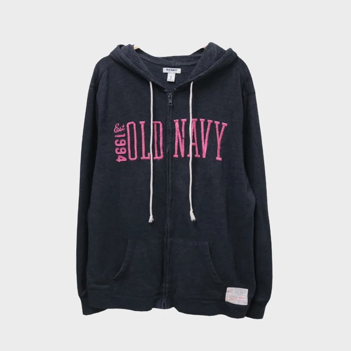 올드 네이비 로고 자수 후드 집업 61480 상품이미지1