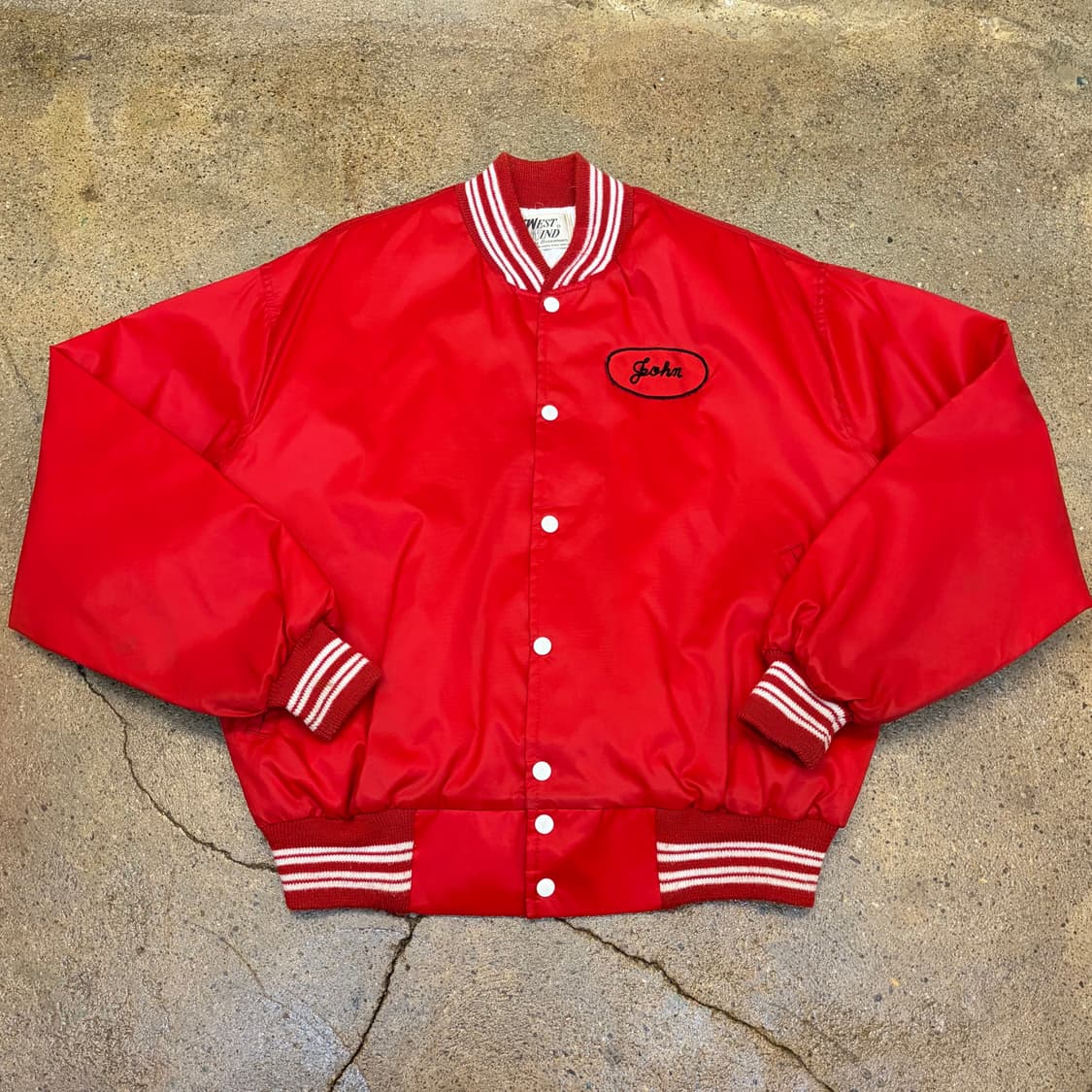 레어 90s 미국 빈티지 타이거 블루종 자켓 상품이미지5