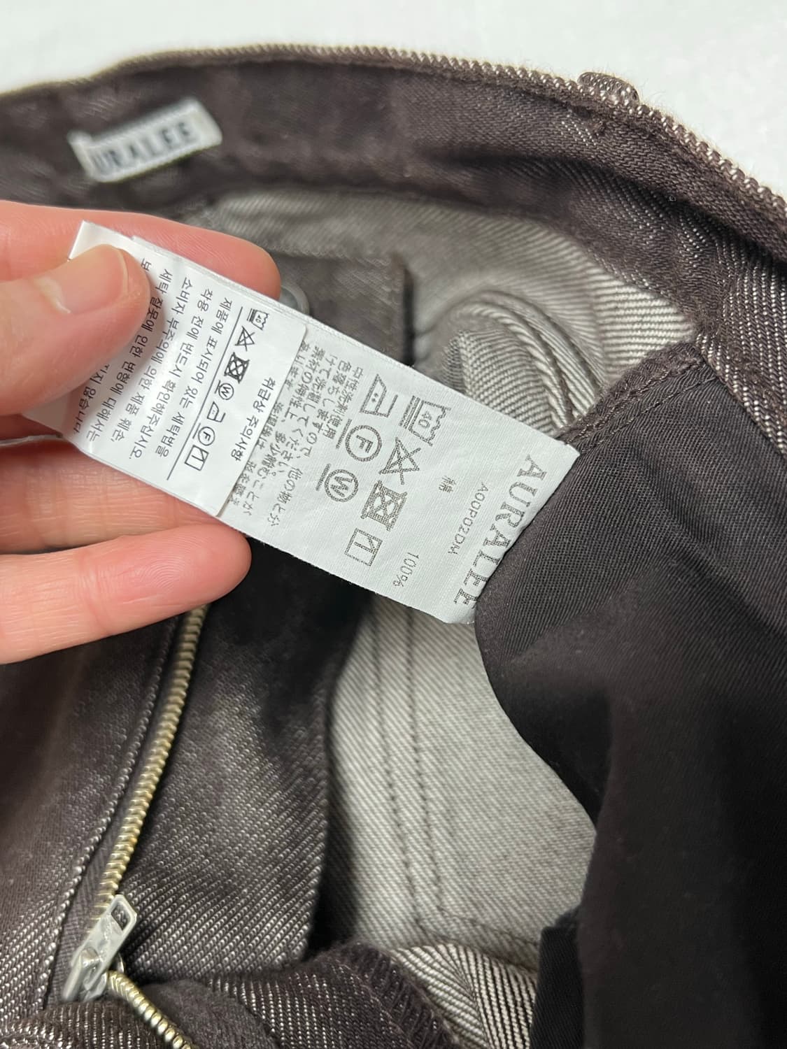 AURALEE Hard twist denim 5p 여성 25사이즈 상품이미지6