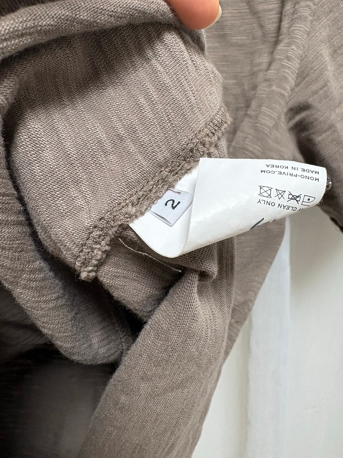 Mono prive. Short sleeve 상품이미지3