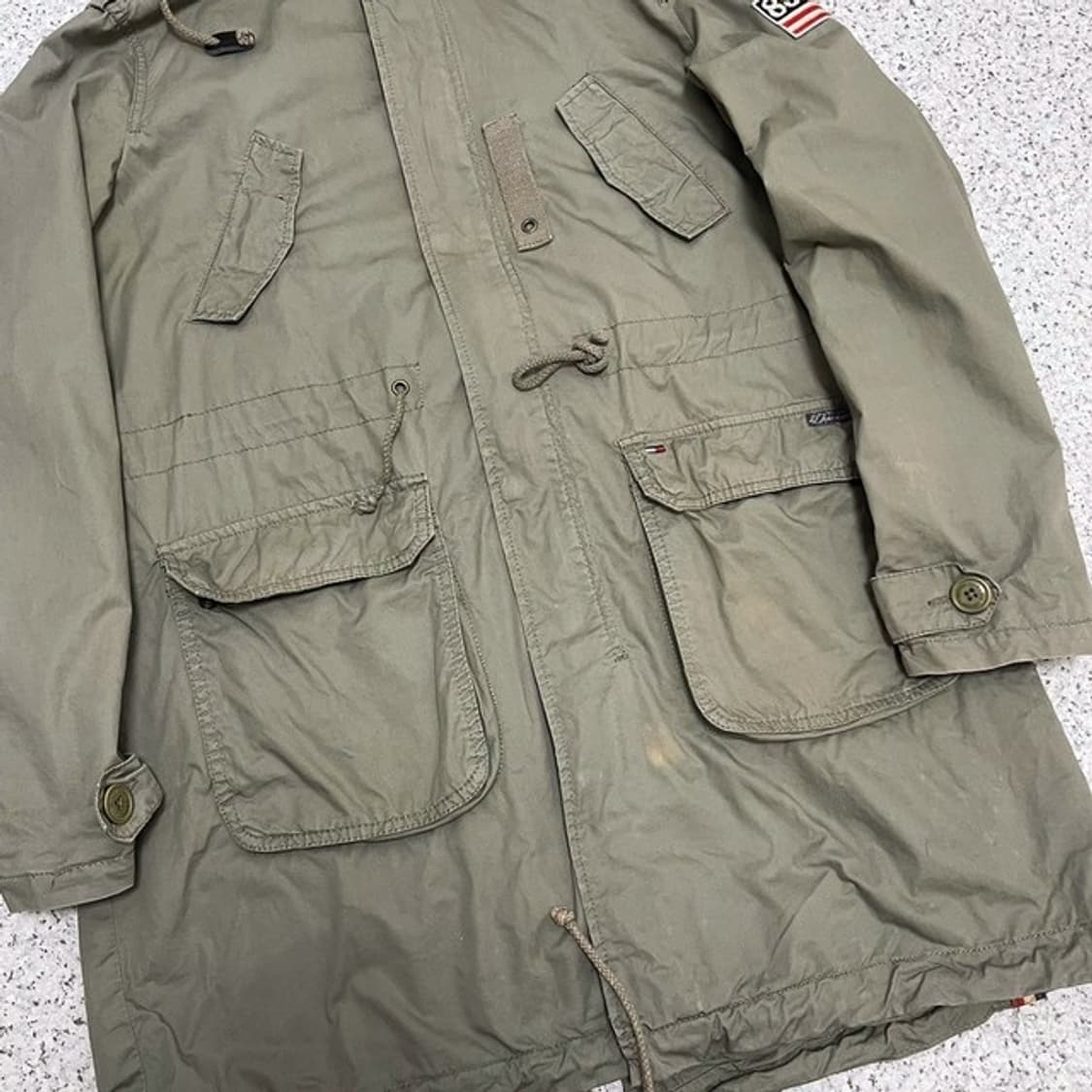 힐피거 데님 피쉬테일 야상 (S) 상품이미지4