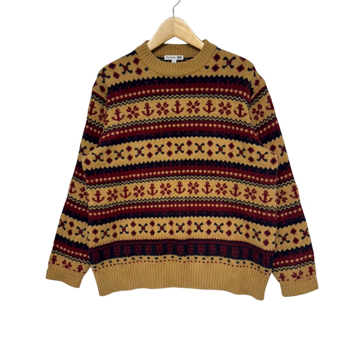 유니클로 X JW앤더슨 울블렌드 에스닉패턴 니트 상품이미지1