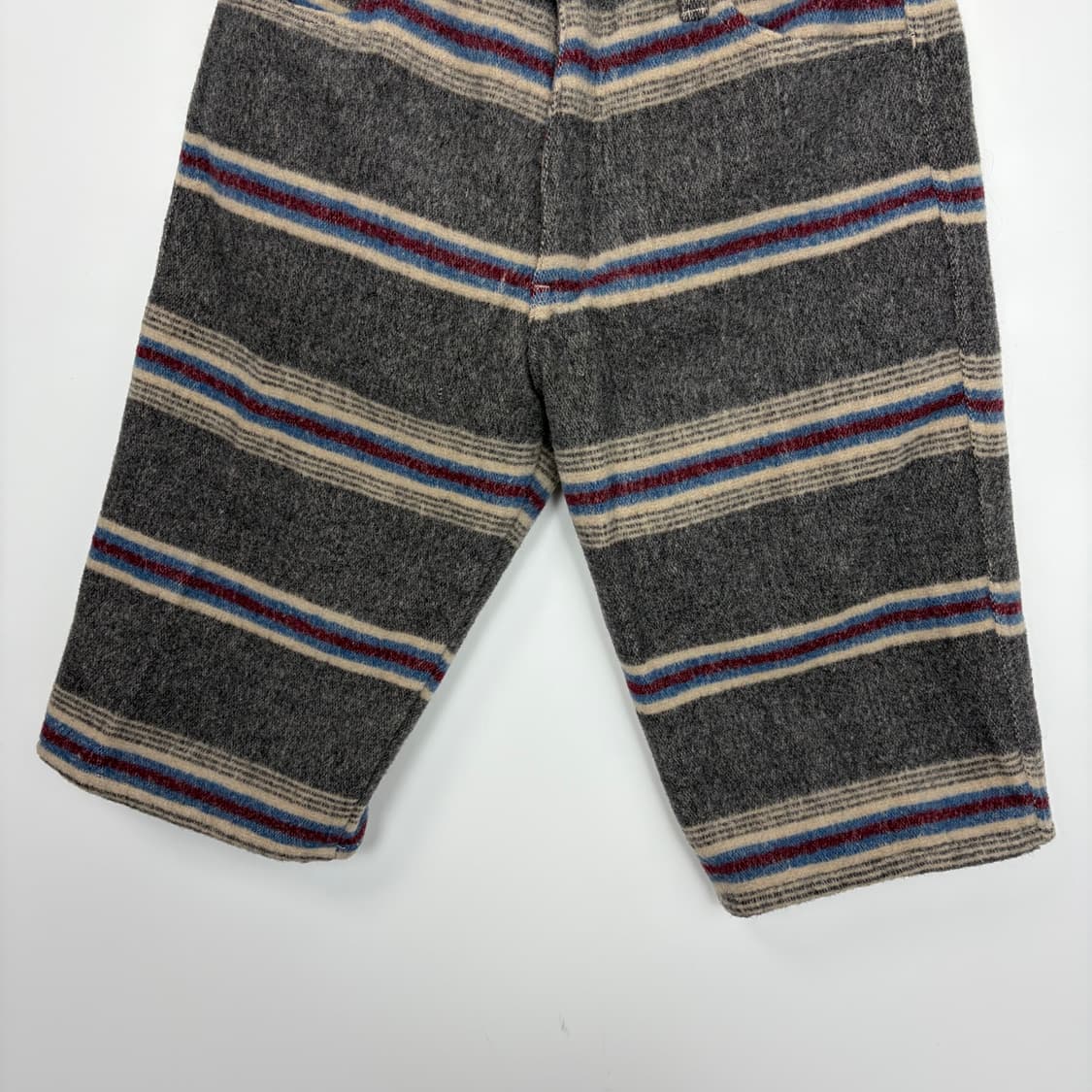 데드스탁 존불 울 패턴 반바지 팬츠 상품이미지3