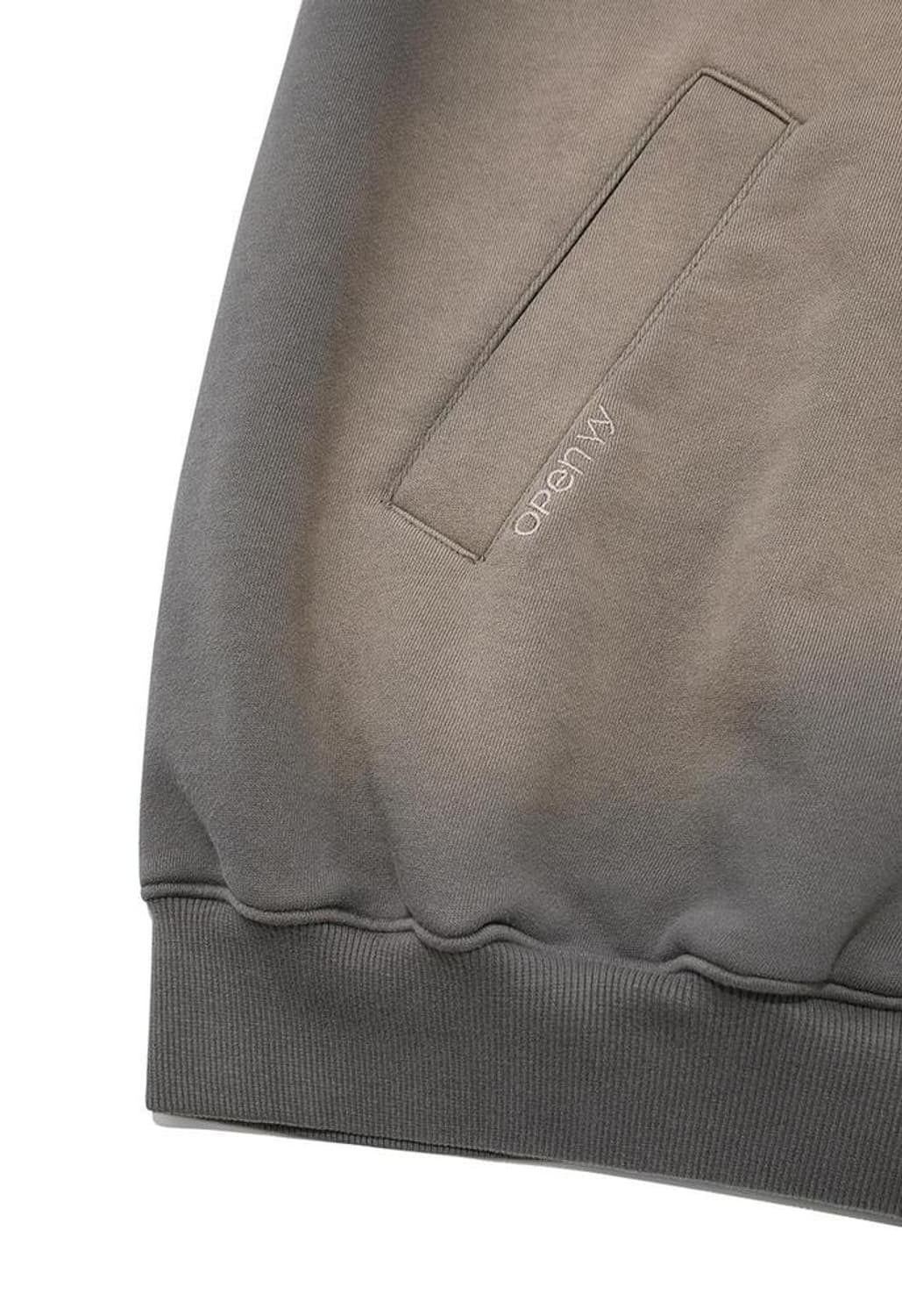 OPEN YY WIDE BOX HOODIE GRAY - 1 상품이미지3