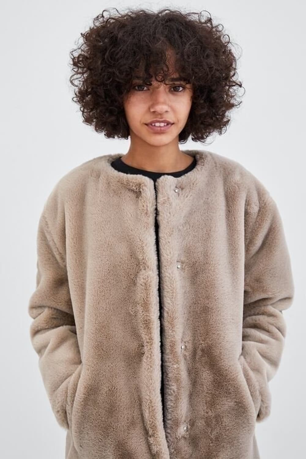 ZARA 자라 에코 퍼 자켓 상품이미지3