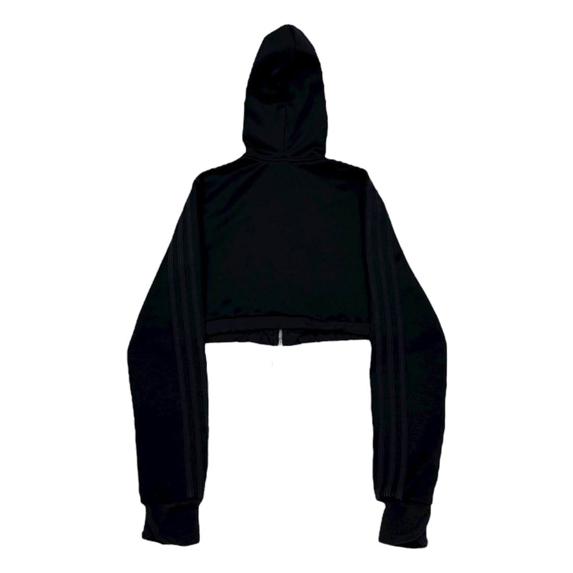 아디다스 빈티지 Y2K 딱붙핏 크롭 후드집업 자켓 블랙 XS 85 상품이미지3