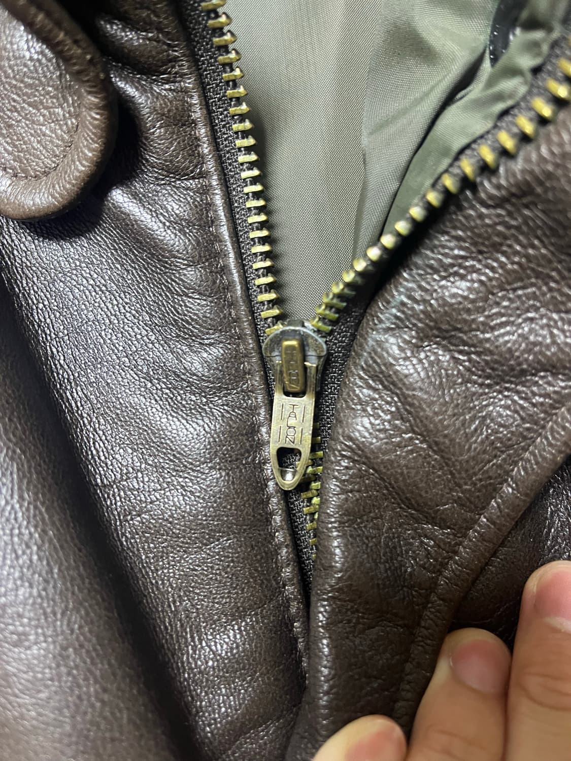 80s usa 엘엘빈 A2 레더자켓 상품이미지3