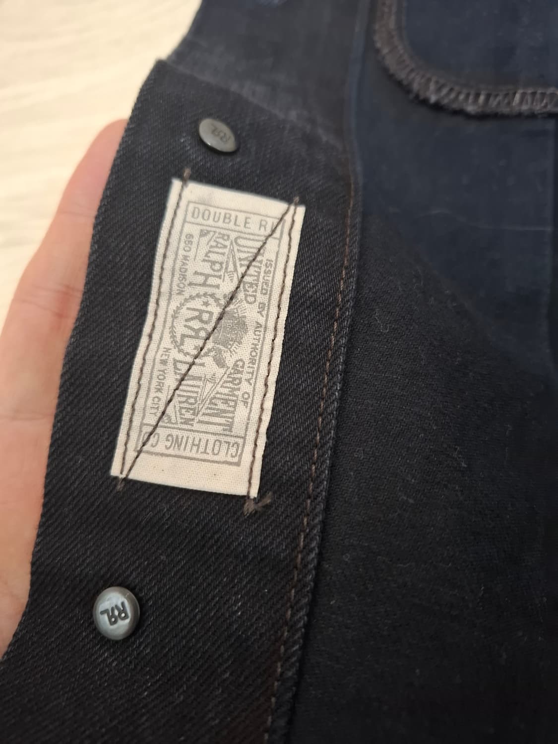 M RRL 더블알엘 lot271 블랙 데님 자켓 상품이미지6