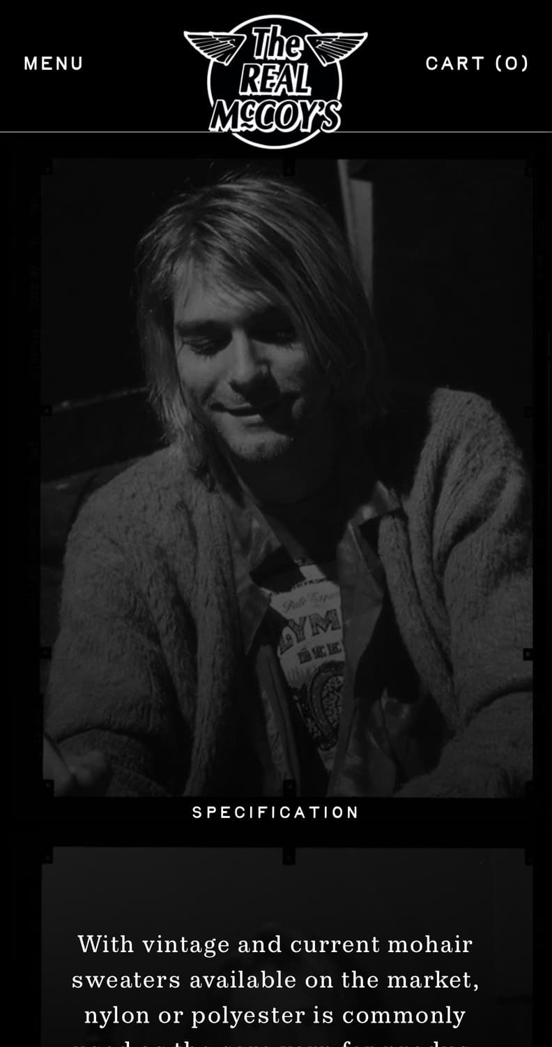 리얼맥코이 모헤어 가디건m 상품이미지3